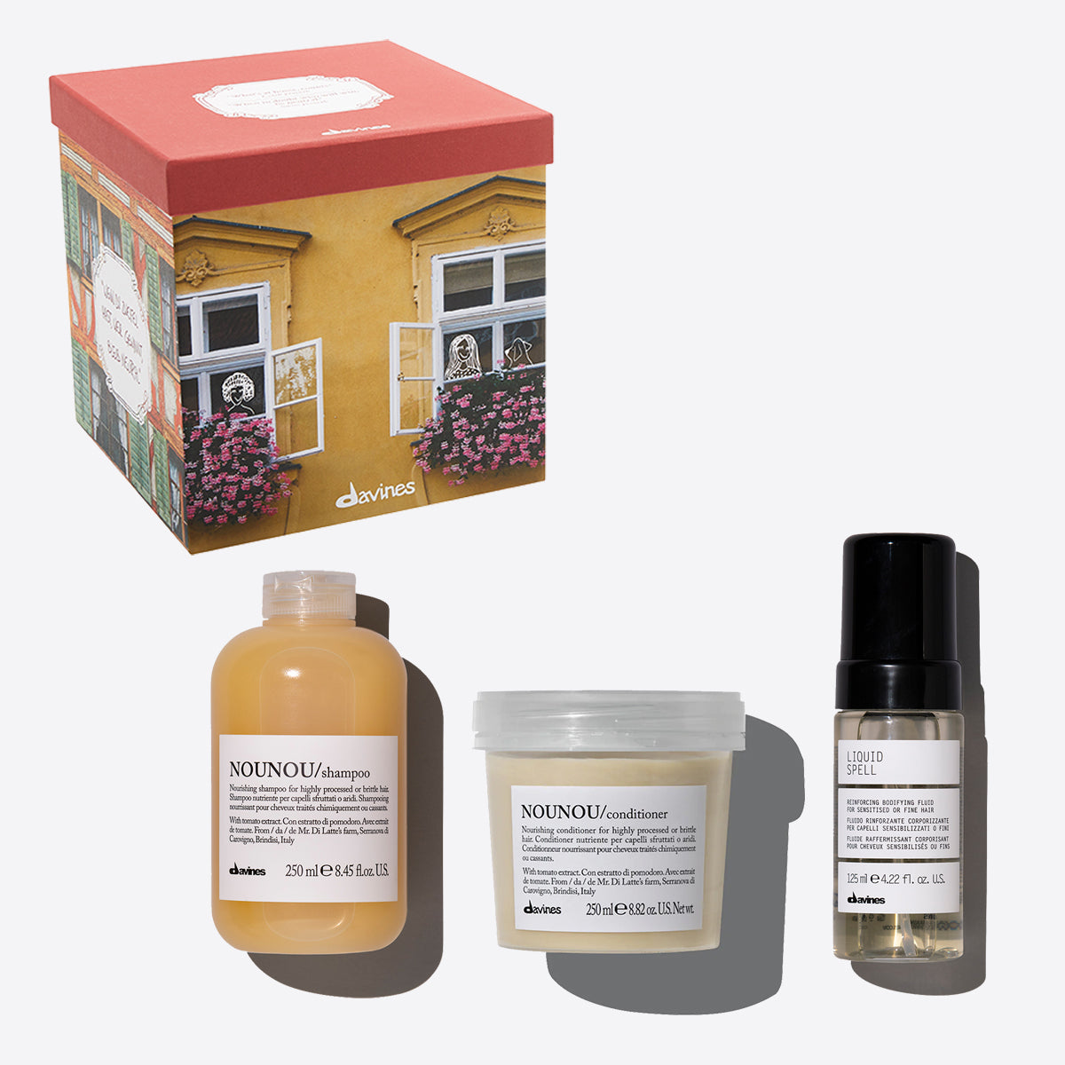 NouNou Gift Box&lt;br&gt;&lt;i&gt;For de med tørt eller kjemisk behandlet hår&lt;/i&gt; 1  1 pz.Davines norway
