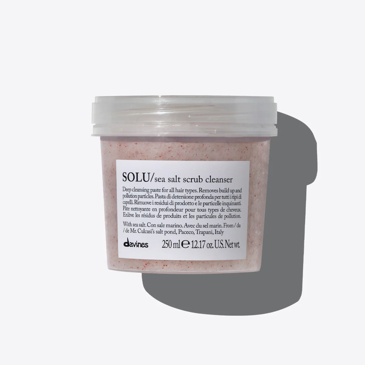 SOLU Sea Salt Scrub Cleanser 1  Davines
