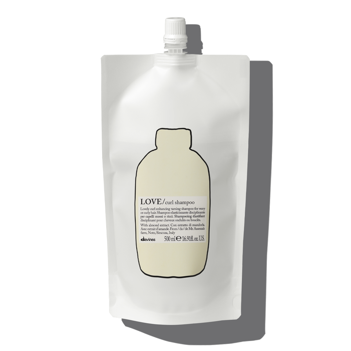 LOVE CURL Shampoo 500 ml refill 1  500 mlDavines
